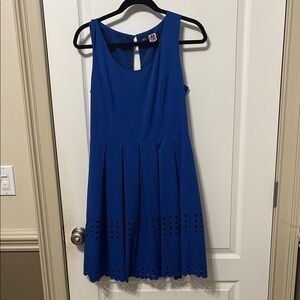 Blue Sleeveless Kids Dress